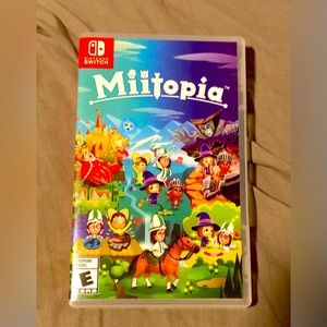 Nintendo switch game, miitopia, used once!